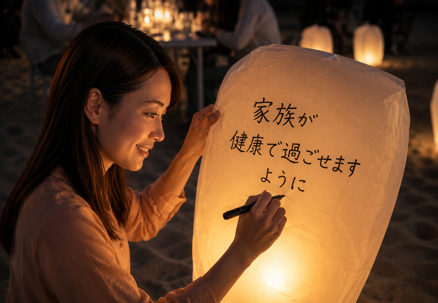 願いを書くイメージ